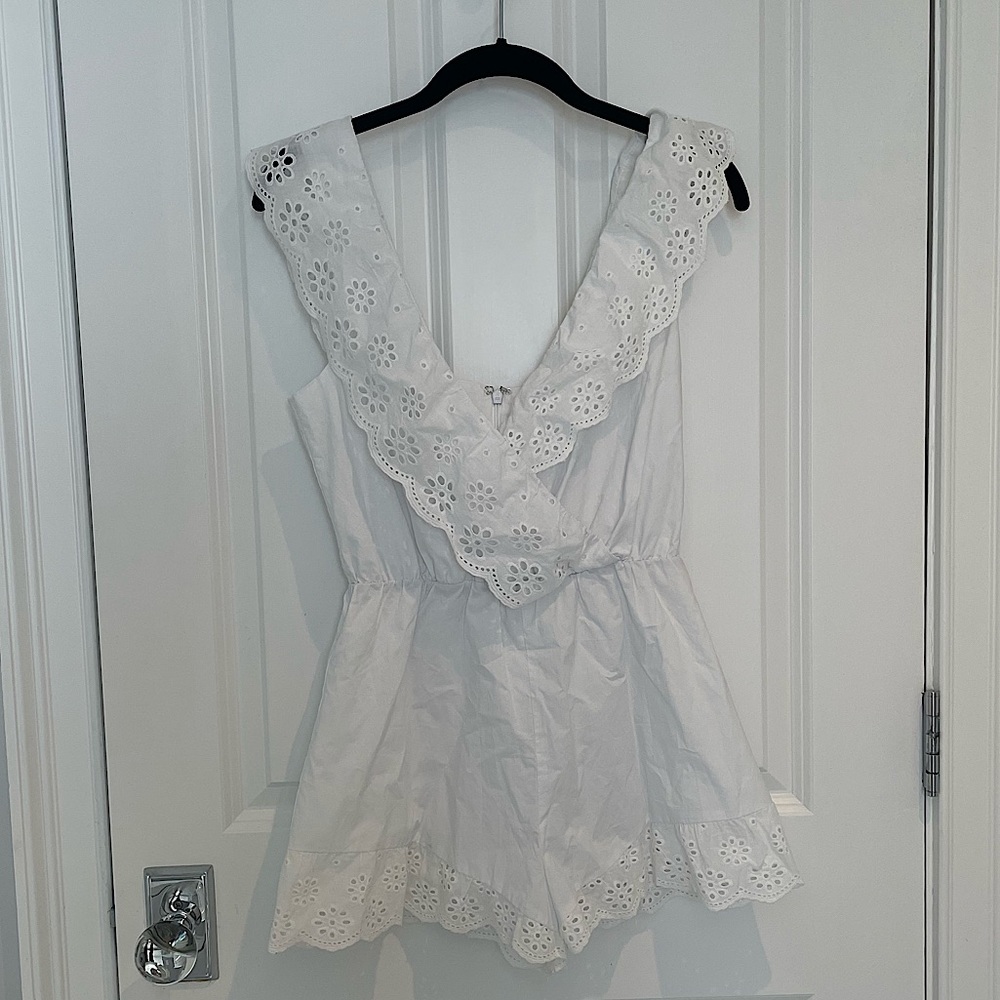 Lovers + Friends Eyelet Romper